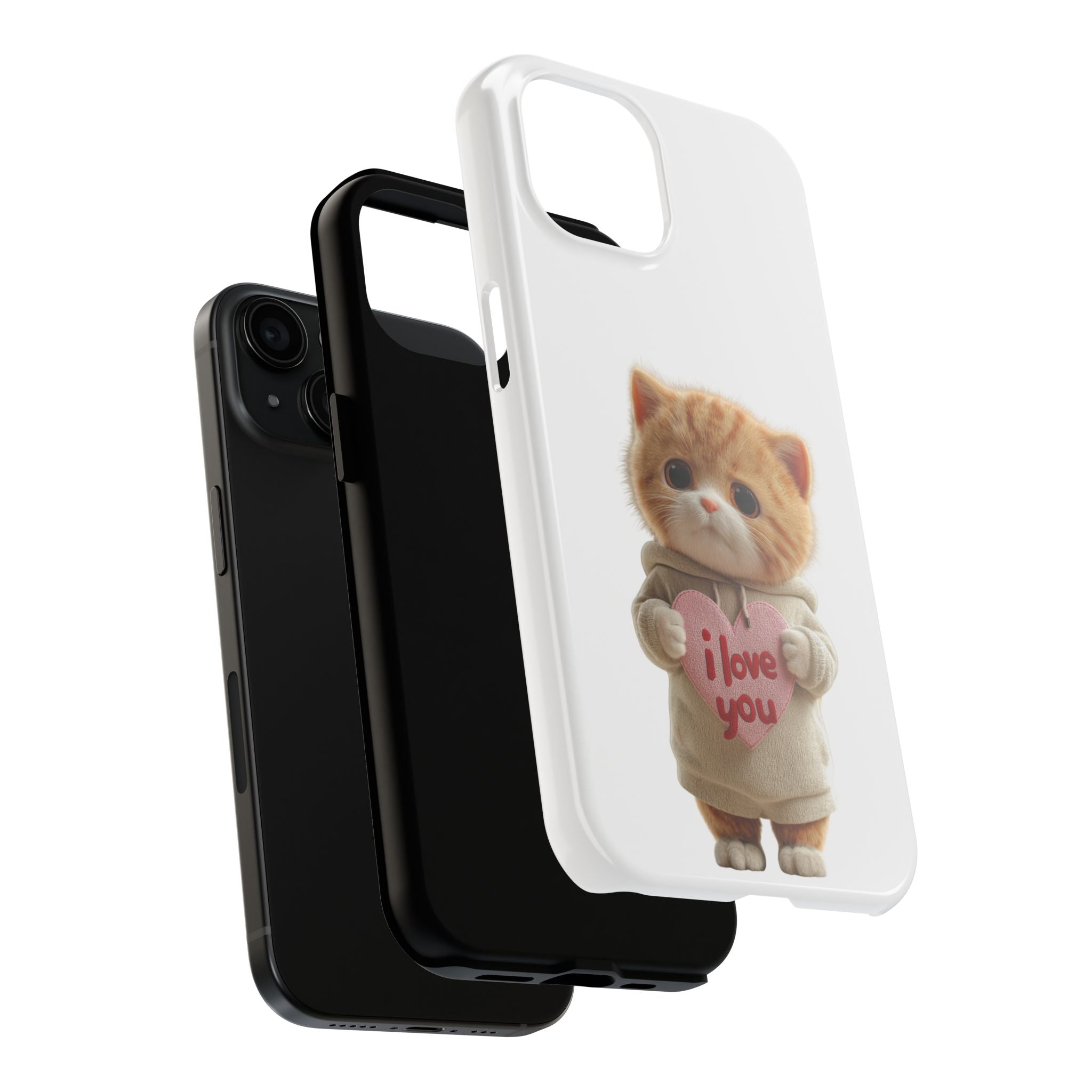 Cute Cat Love Phone Case