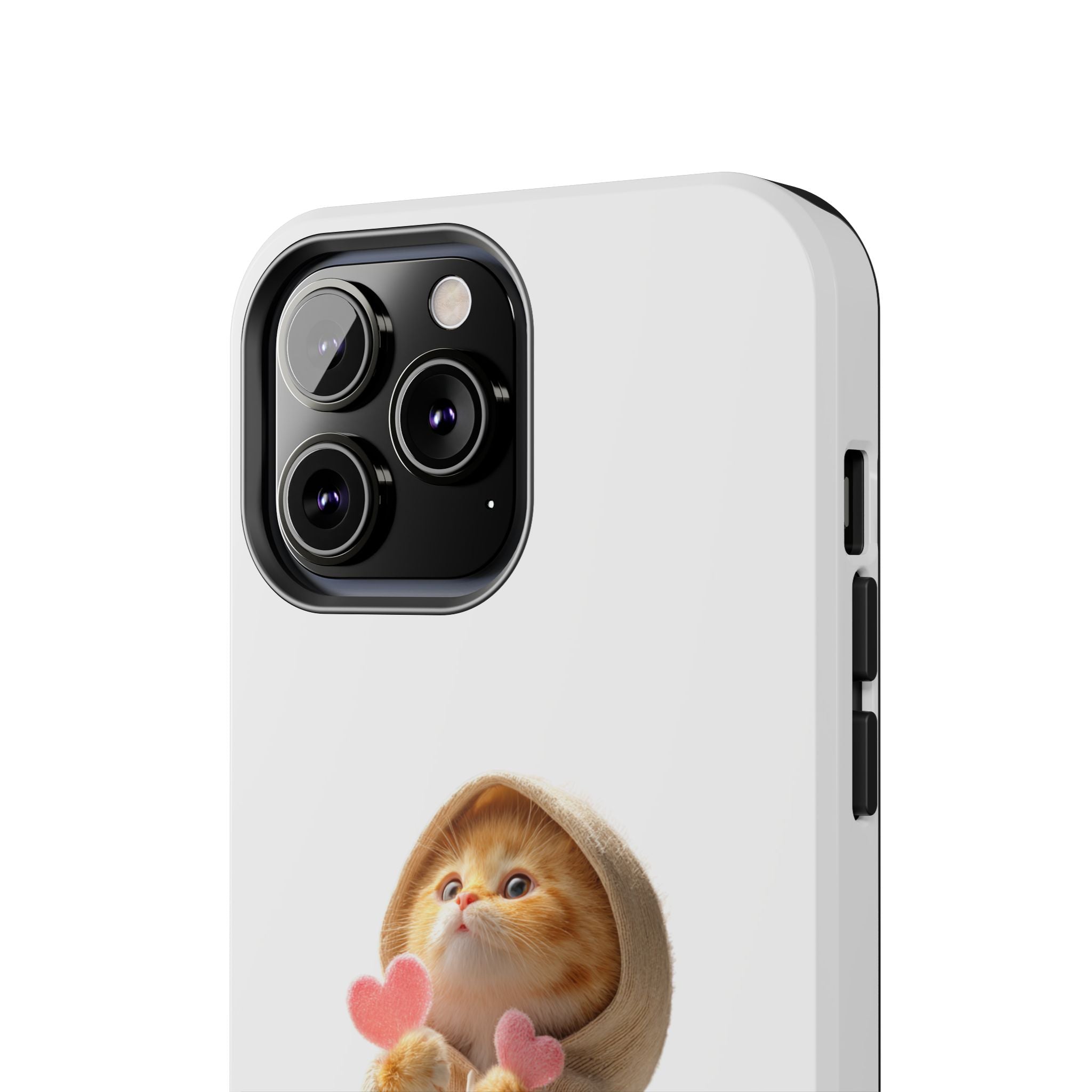 Cute Cat Phone Case - Love You Design