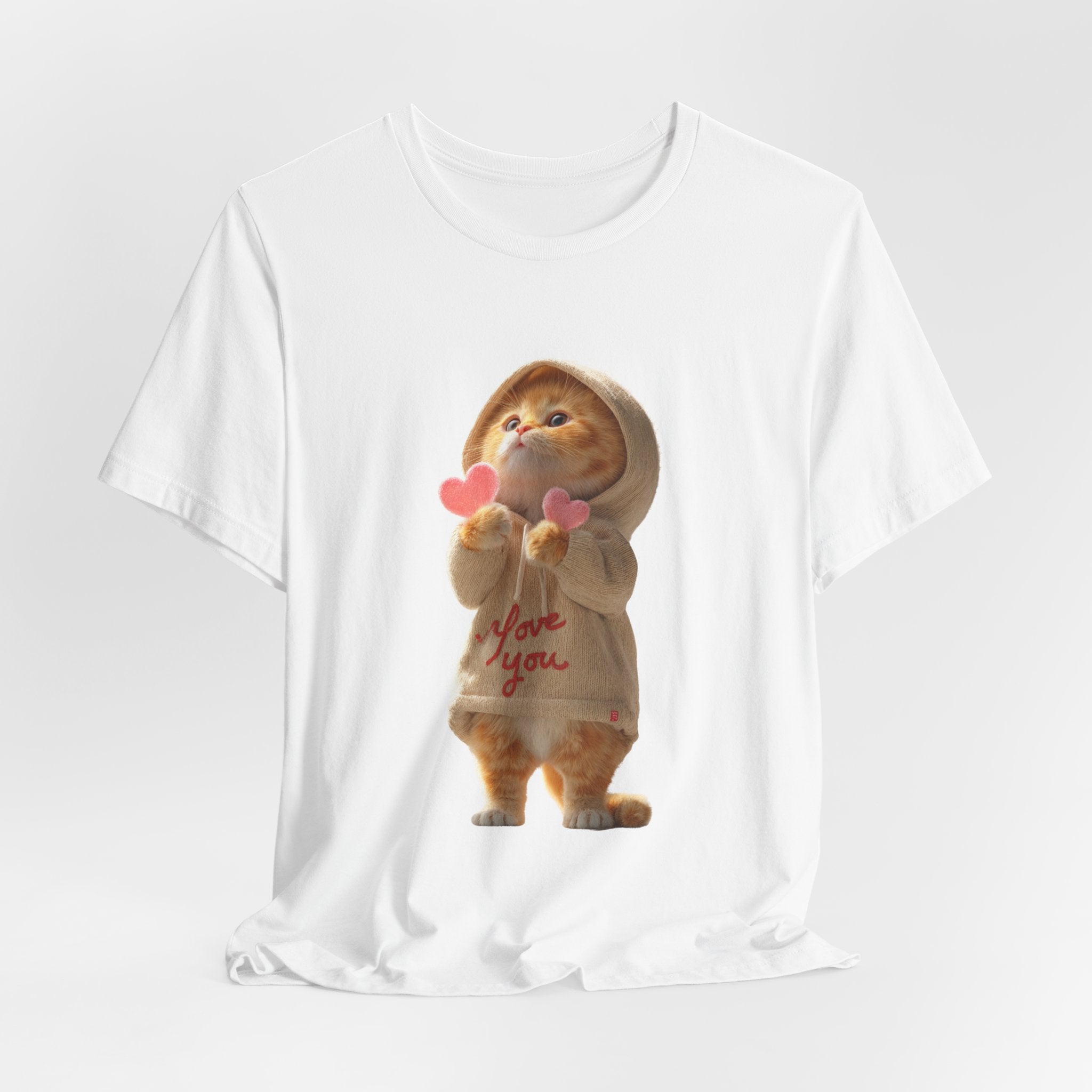 Smiley Cat ILU Shirt